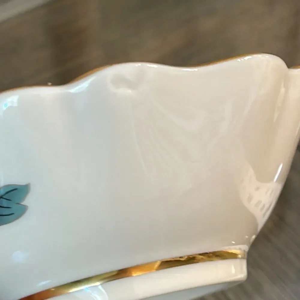 Lenox Barrington Vase & Bowl Floral Flower Vase & Trinket Dish